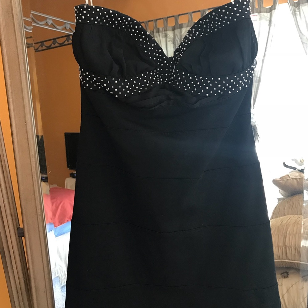 Black cocktail dress